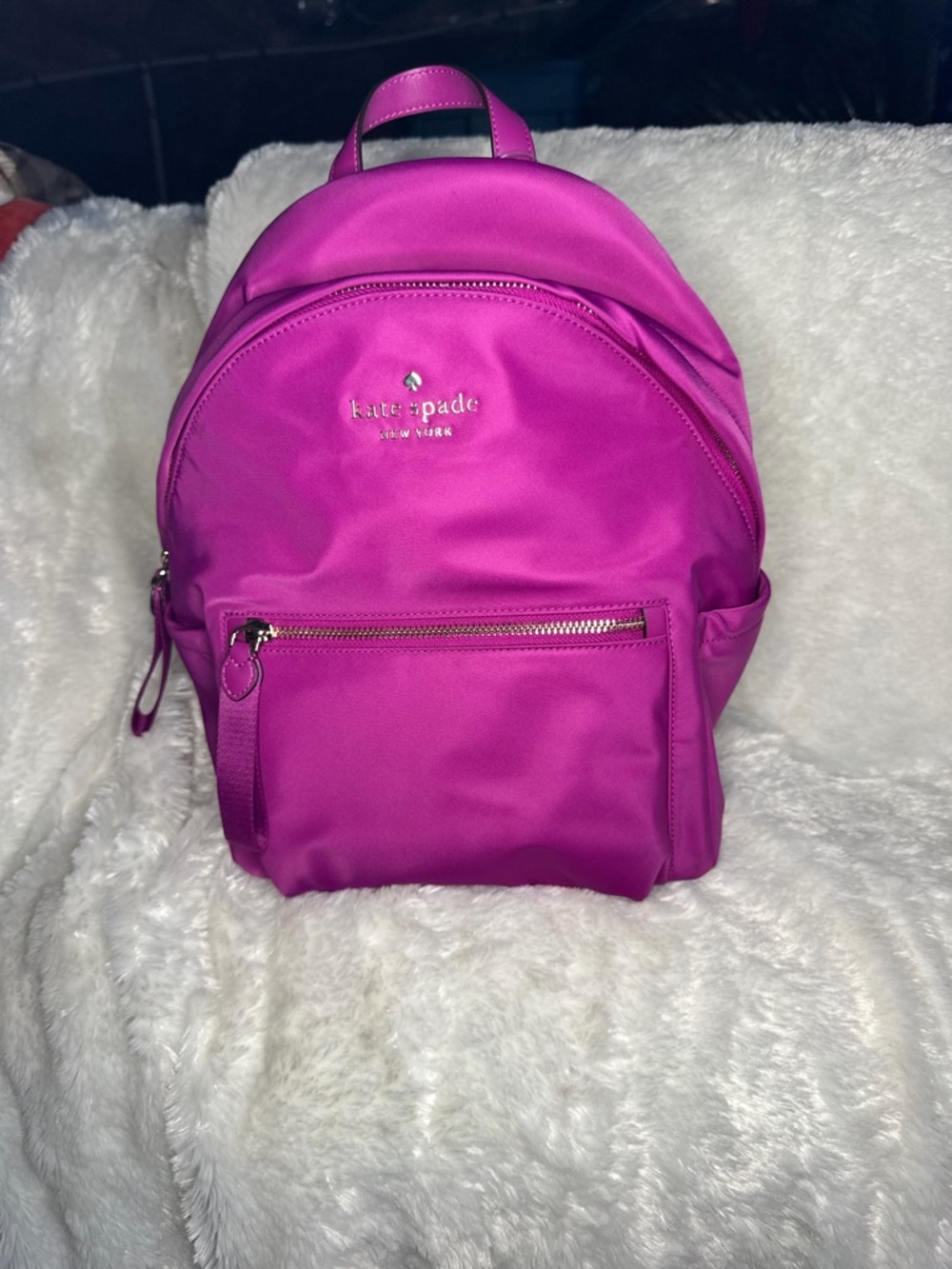 kate spade Fuchsia Nylon Mini Backpack